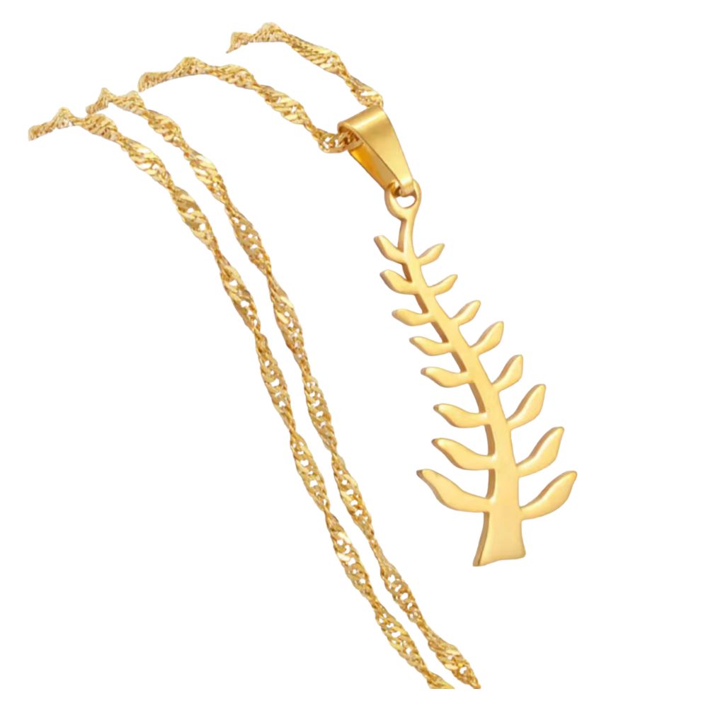 AYA Necklace – Adinkra Symbol in Stainless Steel