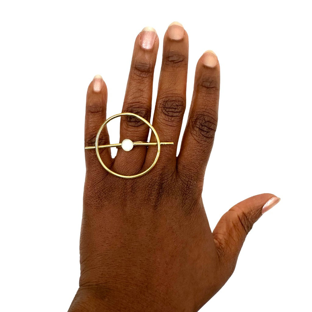 Raw Nature Ring – Horn & Brass