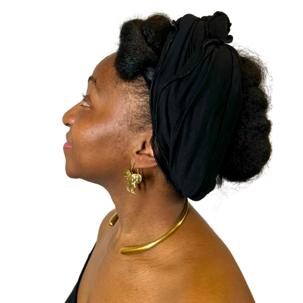 ORETY Jersey headwrap - Black