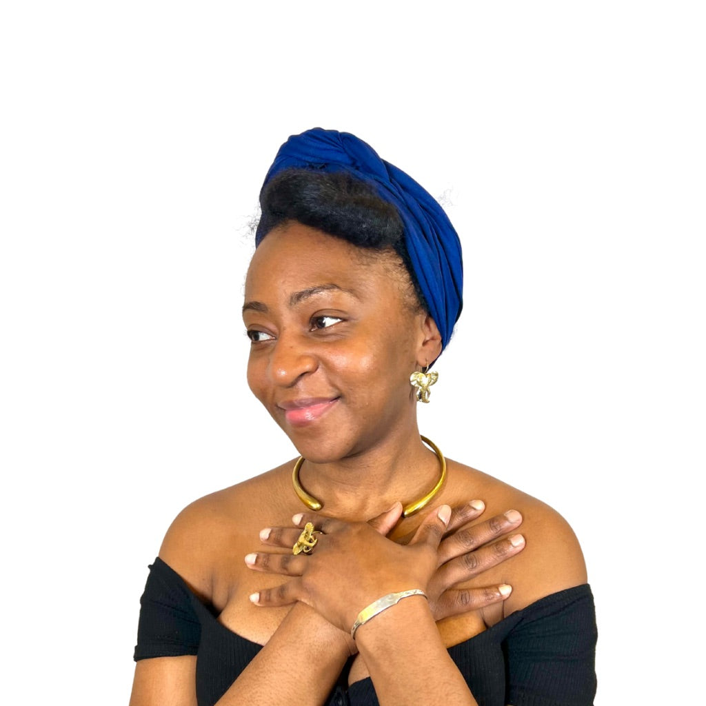 ORETY Jersey headwrap - Blue