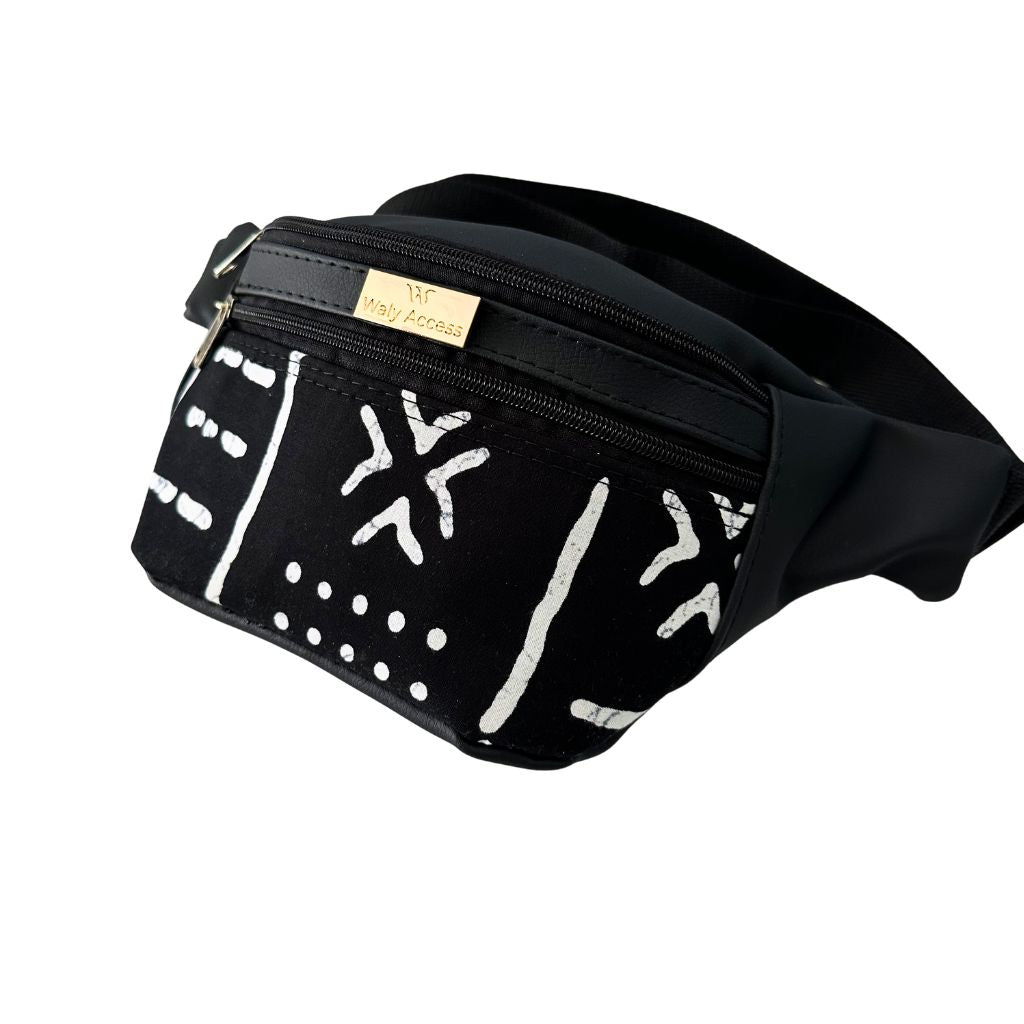 KWALI African Wax Belt Bag