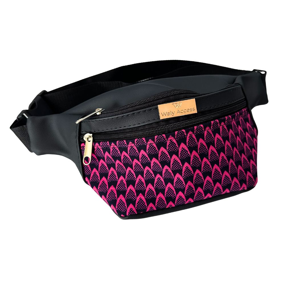 KWALI African Wax Belt Bag