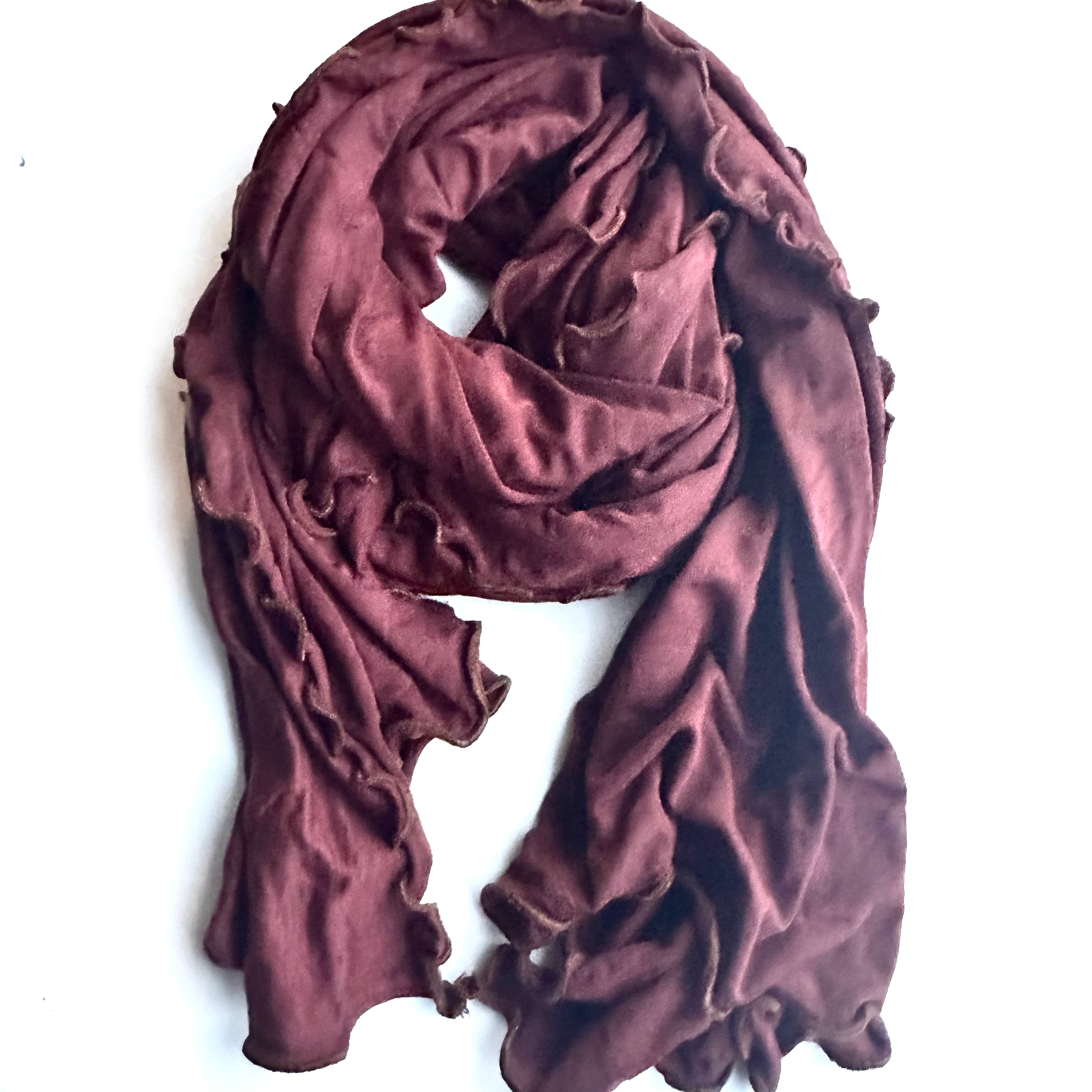 Foulard en Jersey marron, ORETY