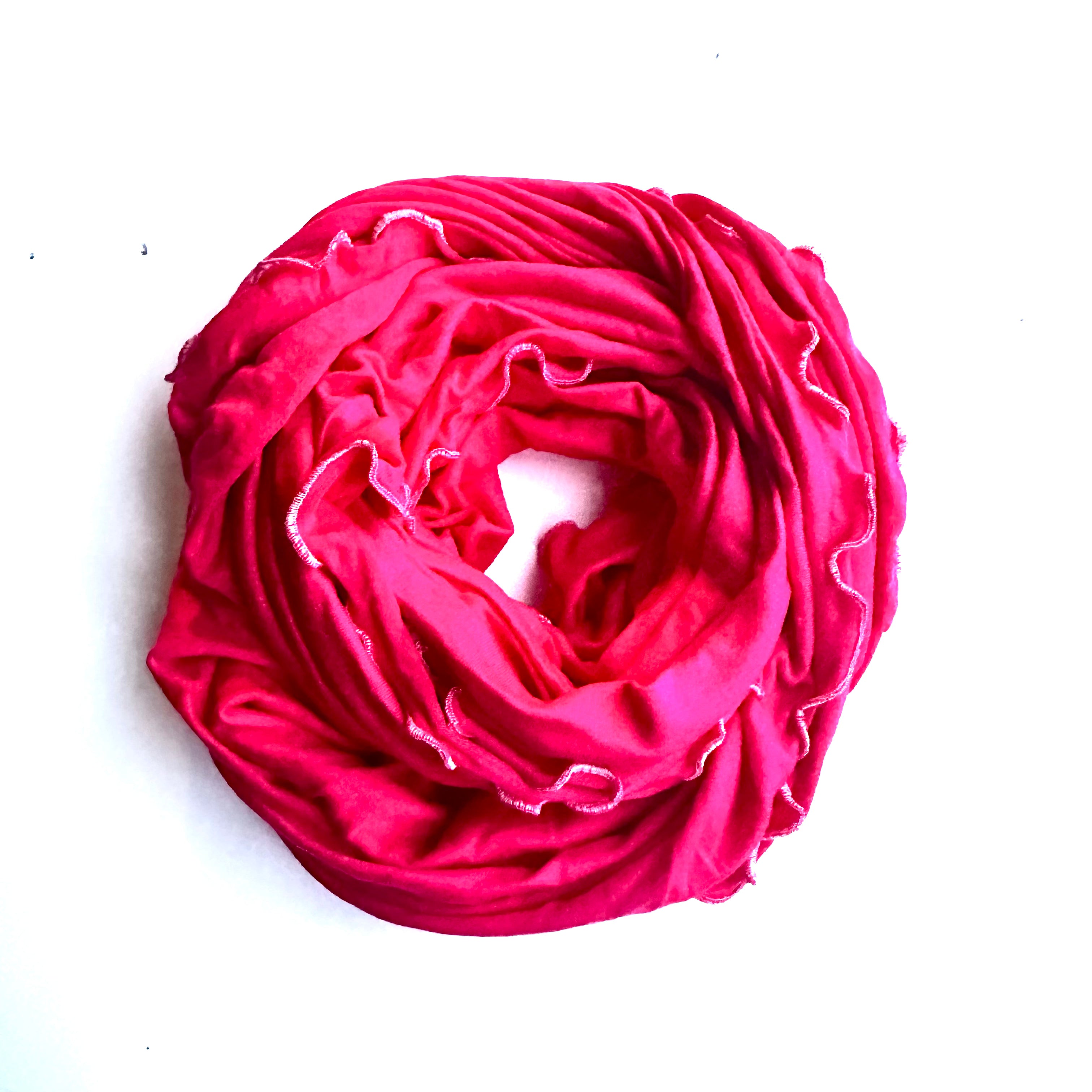 Foulard en Jersey rose fuschia, ORETY